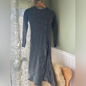 Zara alpaca wool maxi dress